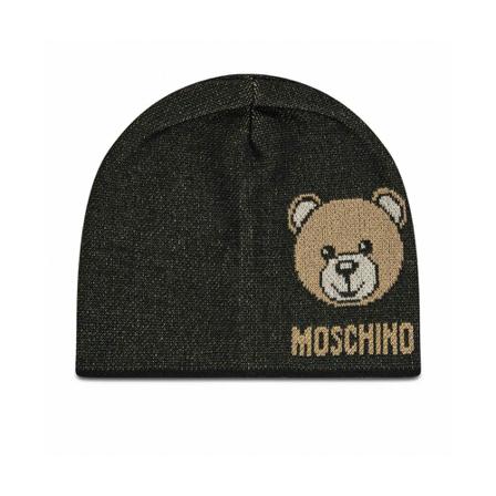 Moschino beanie teddy bear C23Mo04 65214 Sort, Herre, Størrelse: ONE Size
