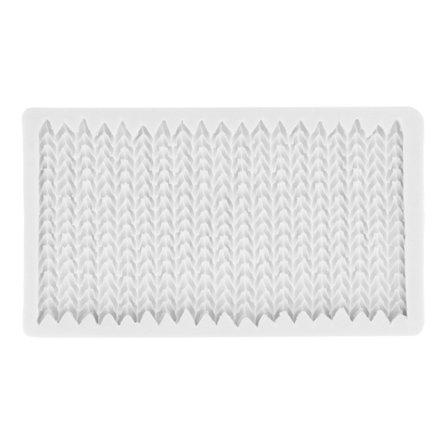 Silikone Fondant Chokoladeform Strikket Tekstur Jumper Kagedekoration