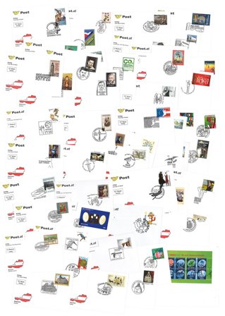 Østrig - 200 forsk. Euro-førstedagskuverter