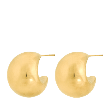 Edblad Bold Creoles L Gold Smycken & klockor Dam Guld ONESIZE