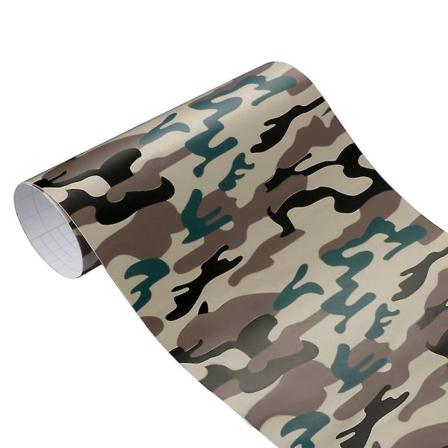 HK Kamouflage Camo Vinyl Wrap Dekal Klistermärke Bubblor Gratis Bil Självhäftande Film Dekoration 100cmx30cm Typ 6 Wave 50x200cm