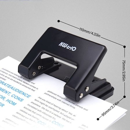 Pappersstans lösbladsstans SVART 20 ARK 20 ARK