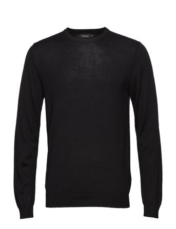Margrate Merino Strikkegenser M. Rund Krage Svart Matinique*Betinget Tilbud