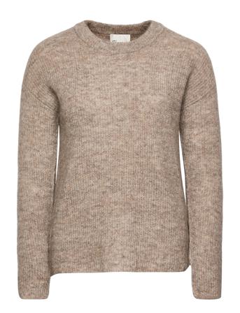 05 The Knit Pullover Pullover Beige My Essential Wardrobe