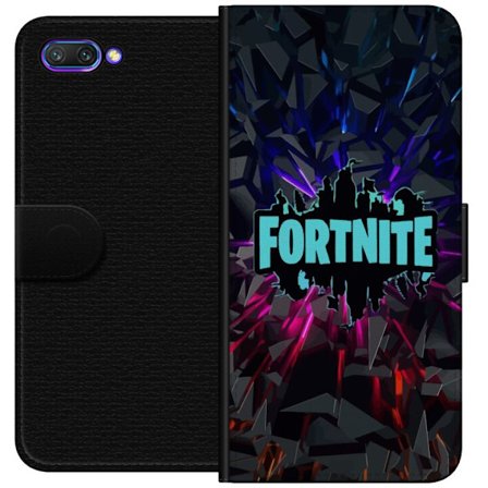 Yhteensopiva Lompakkokotelo Honor Honor 10 Pelit inspiraatio abstrakti logo suunnittelu räjähtävillä muodoilla, neon valot ja dynaaminen energia m