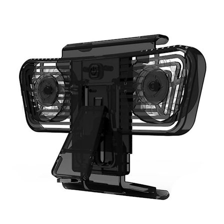 Dual-C-port Adapter - Höghastighets Kylfläkt Radiator - Fläkt Kylfläns för Steam-Deck[D]