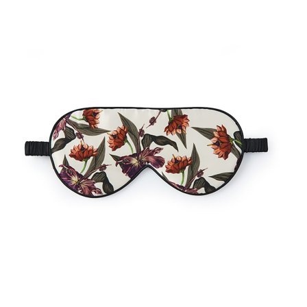 Fan Palm Silkemaske Cream Hibiscus, Tøj & Bolig, Rejsetilbehør, Sovemasker