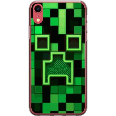 Apple iPhone XR Genomskinligt Skal Minecraft