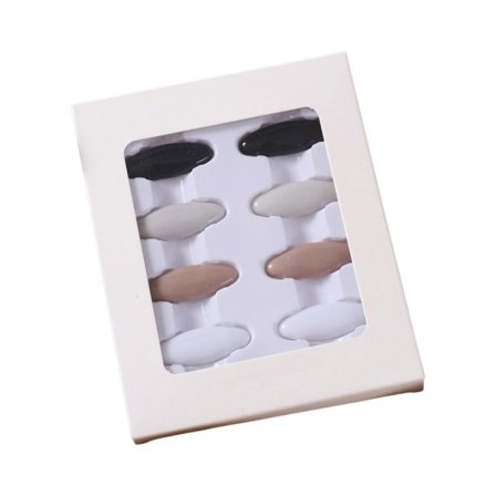 Hijab Pin 8 Stykker Diamanter Form Muslimske Kvinner Hijab Sari Pins Flerfarget Sikkerhetsnåler Plast Skjerf Klips Brosje null - 7