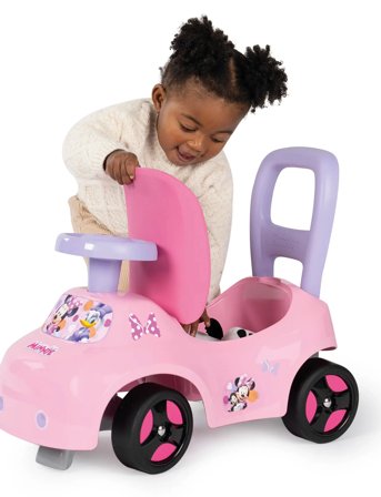 Smoby Minnie Auto Ride-On - Pink - ONE SIZE