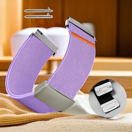 Magnetiskt armband kompatibelt med Garmin Venu 3 Klocka 18/20/22mm Elastiskt nylonarmband kompatibelt med Samsung Watch/Huawei Watch/Amazfit/Ticwatch 
