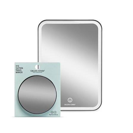 Gillian Jones Tablet Spejl Med Led Lys, Touch gg Sugekopspejl, Tøj & Bolig, Tilbehør, Makeupspejle