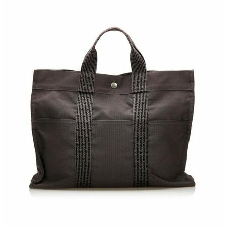 Hermès, hermès Toile Herline MM grey Szary, Kobieta, Rozmiar: ONE Size
