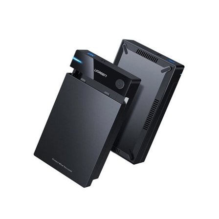 Ugreen kovalevykotelo SATA 3.5:lle USB 3.0:lla - musta
