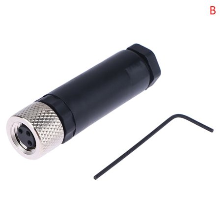 M8-anturin liitin vedenpitävä uros- ja naarasliitin, ruuvikierre