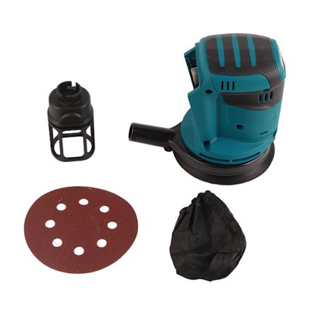 Litiumbatteridriven slipmaskin 3 hastighetsjustering Låg vibration Bekväm sladdlös excenterslip 5 tum för 21V batteri