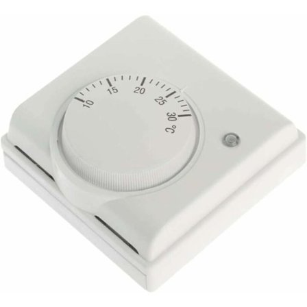 Justerbar mekanisk termostat til varme- og kølesystemer, manuel linjespændingstermostat med bredt temperaturområde og nem installation, 220V