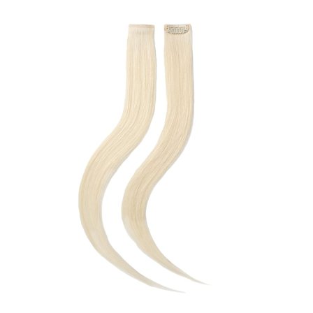 Rapunzel of Sweden Single Invisible Clip-ins 2 stk Platinum Blonde 40 cm, Hår, Børster & Accessories, Hair Extensions