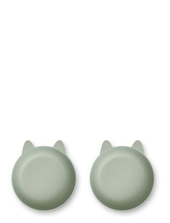 Solina Bowl 2-Pack Home Meal Time Plates & Bowls Plates Grøn Liewood