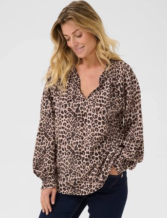 Cream Crtiah Boho Blouse - Beige - 38