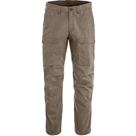 Fjällräven Men's Abisko Hybrid Trail Trousers in Suede Brown, G-1000 | Size: 50/Regular