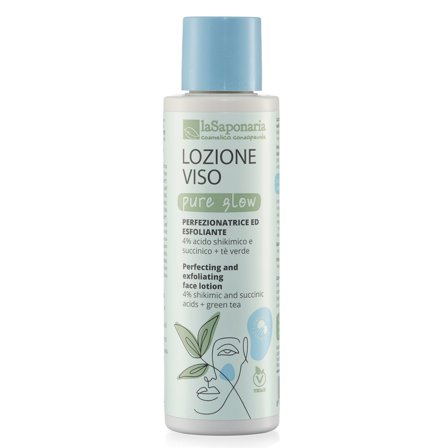LA SAPONARIA Pelli Impure Pure Glow lozione viso perfezionatrice ed esfoliante 150ml - Tonico viso