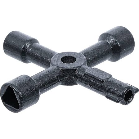 2 st universella nycklar för tekniskt skåp 72 mm