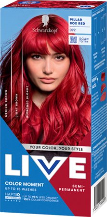 Schwarzkopf LIVE Color Moment 92 Pillar Box Red (W) 92 Pillar Box Red, Hår, Hårfarve, Toningsfarve