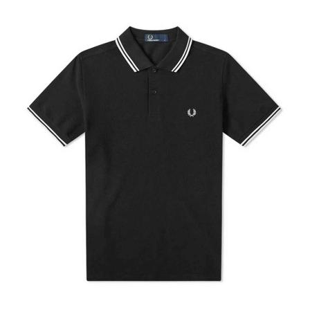 Fred Perry - Pikétröjor - Svart - Herr - Storlek: 3xl, Herr, Storlek: 3XL