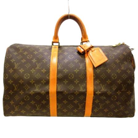 Louis Vuitton Vintage, Pre-owned Canvas travel-bags Bruin, unisex, Maat:ONE Size