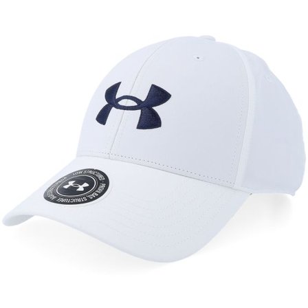 Under Armour - Vit adjustable Keps - Drive Low White Adjustable @ Hatstore