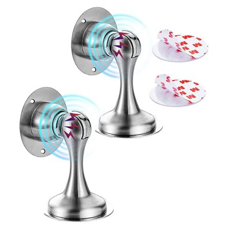 Magnetiske dørstoppere dørstopper magnetisk dørstopper rustfritt stål magnetiske tunge dørstoppere magnetisk dørstopper lim utendørs dørstopper 