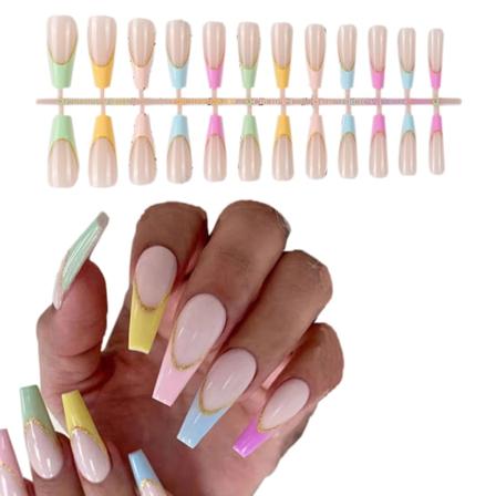 Bærbare neglplaster, avtagbare neglplaster, falske neglplaster, ballett