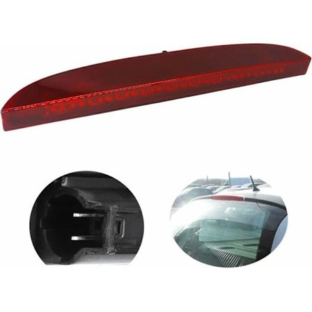 Kolmas jarruvalo Clio 2:lle, Korkea 3. takajarruvalo Renault Clio II 1998-2006 7700410753 (Punainen)