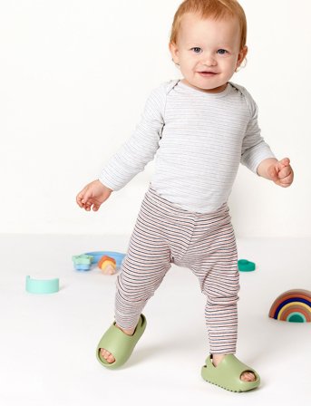 Copenhagen Colors Striped Long Sleeve Body - Blue - 68