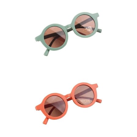 2x Gutt Jente Barn Baby Solbriller Anti UV Småbarn Barn Utendørs Briller [db]