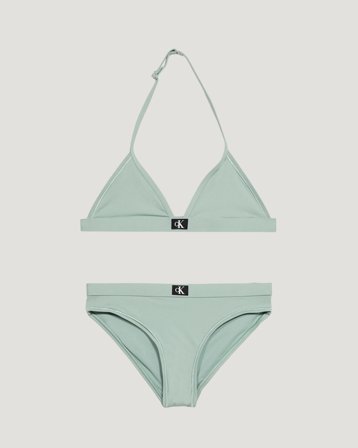 Calvin Klein TRIANGLE BIKINI SET Harmaa Uima-asut/kylpytakit Tytöt - Kids Brand Store