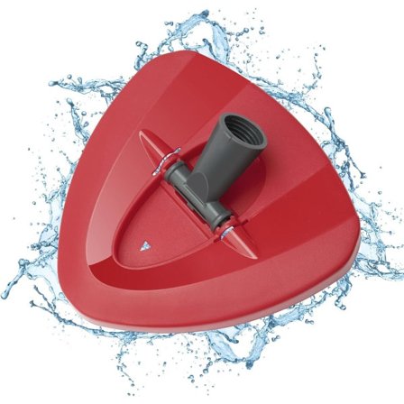 Spinmopp erstatningshoved til Vileda mopp, trekant spinmopphoved skive til Vileda EasyWring moppe - Plastfodral skive del