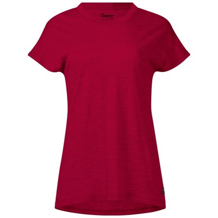 Bergans Oslo Wool Women's Tee Women short-sleeved sweaters Red XS