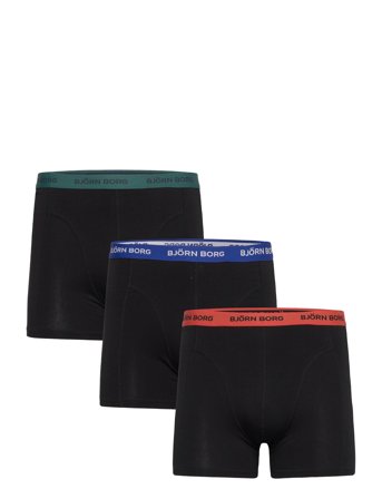 Björn Borg Cotton Stretch Boxer 3P Svart