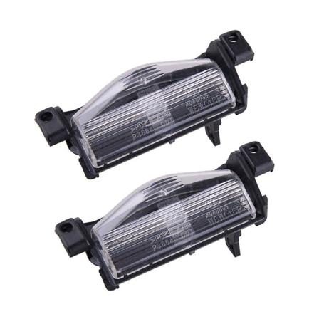 IC 2 stk Bil Nummerplater Lampe Deksel Mazda 2 3 M2 M3 2011-2013