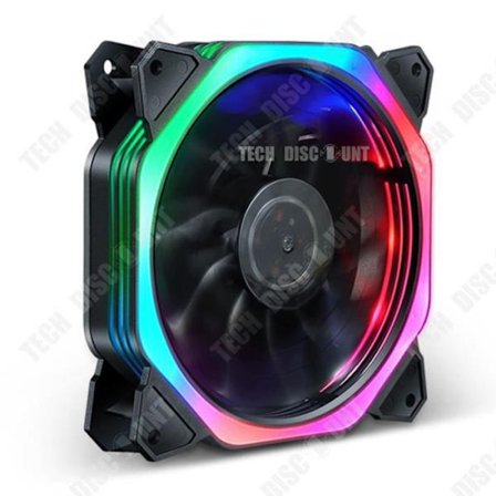 Kylfläkt - TD - 12V - LED-belysning - ABS-material - Flera färger