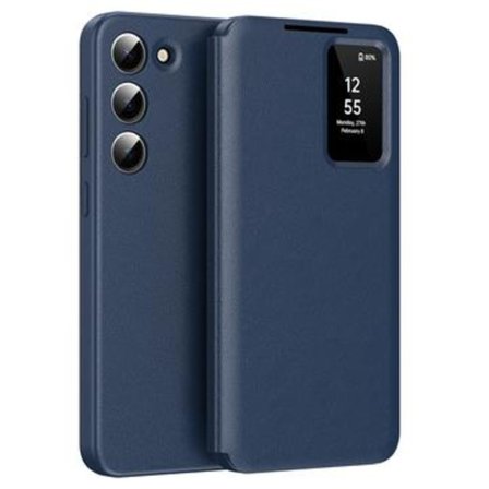 Samsung Galaxy S23 Smart Clear View Flip Skal med kortplats...