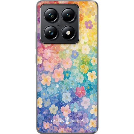 Yhteensopiva Puhelinkuori Xiaomi Xiaomi 14T Pro Cactus and Friends – RainbowBloom