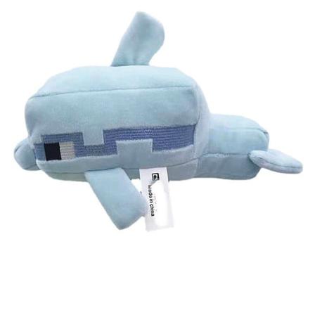 Minecraft Plyschleksak Barndocka Delfin 22cm