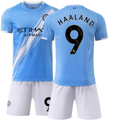 -26 ny sportsdrakt 17 De Bruyne klubbfotballdrakt nr. 9 Haaland Manchester City hjemmedrakt nr. 9_yu