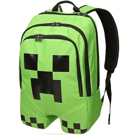 Minecraft skolesekk Creeper student mote ryggsekk