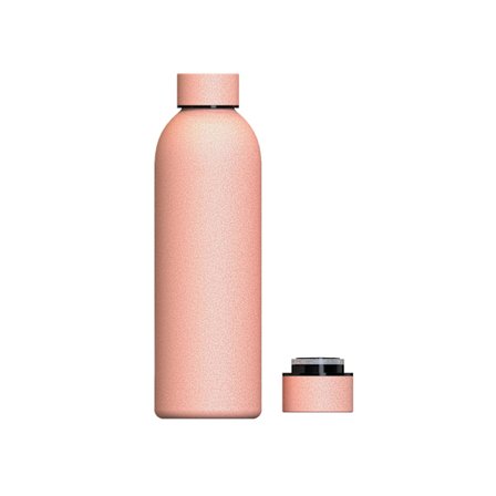 Laks; 750 ml - Genanvendelig vandflaske i rustfrit stål | Lufttæt og termisk | BPA-fri | Isoleret, holder koldt i 24 timer og varmt i 12 timer. Dobbel