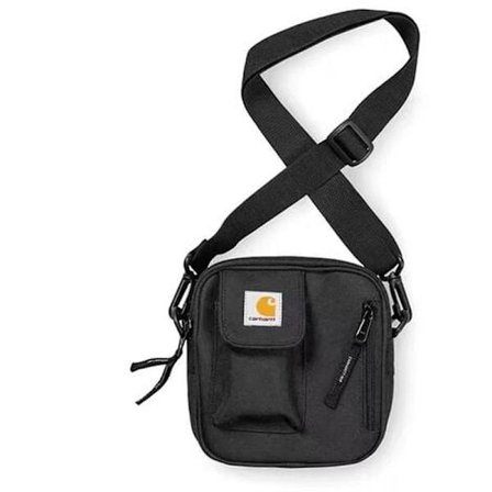 Factor verktøy par hverdags messenger bag menn og kvinner skulder liten firkantet veske, svart{f2}