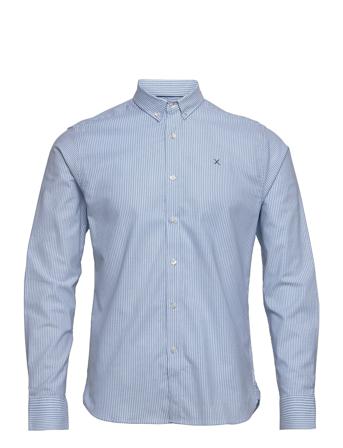 Oxford Stretch Stripe L/S Blue Clean Cut Copenhagen